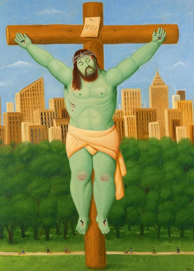 Fernando Botero. The Crucifixion