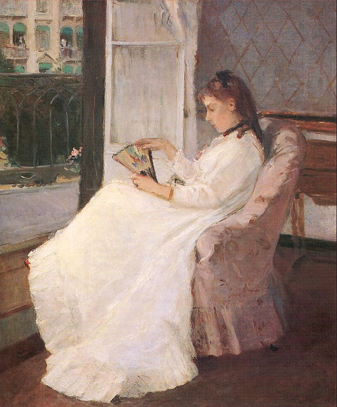 Berthe Morisot. The artist's sister in the window