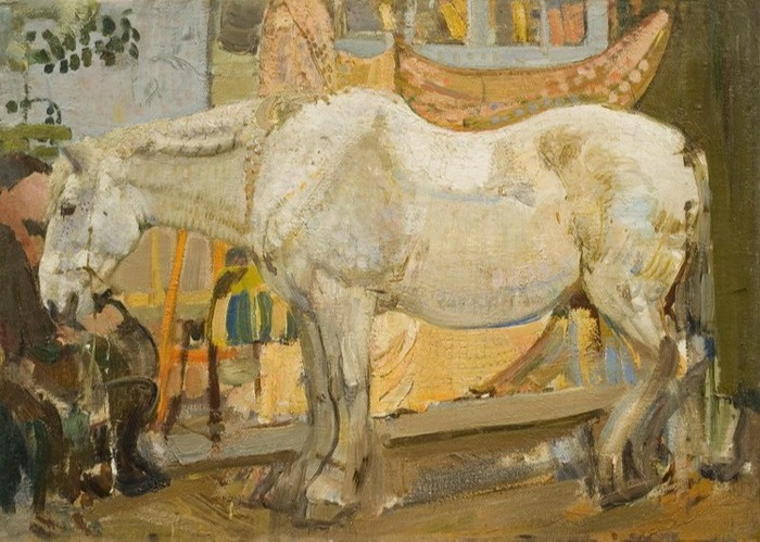 Alexander Ivanovich Savinov. Horse. Etude