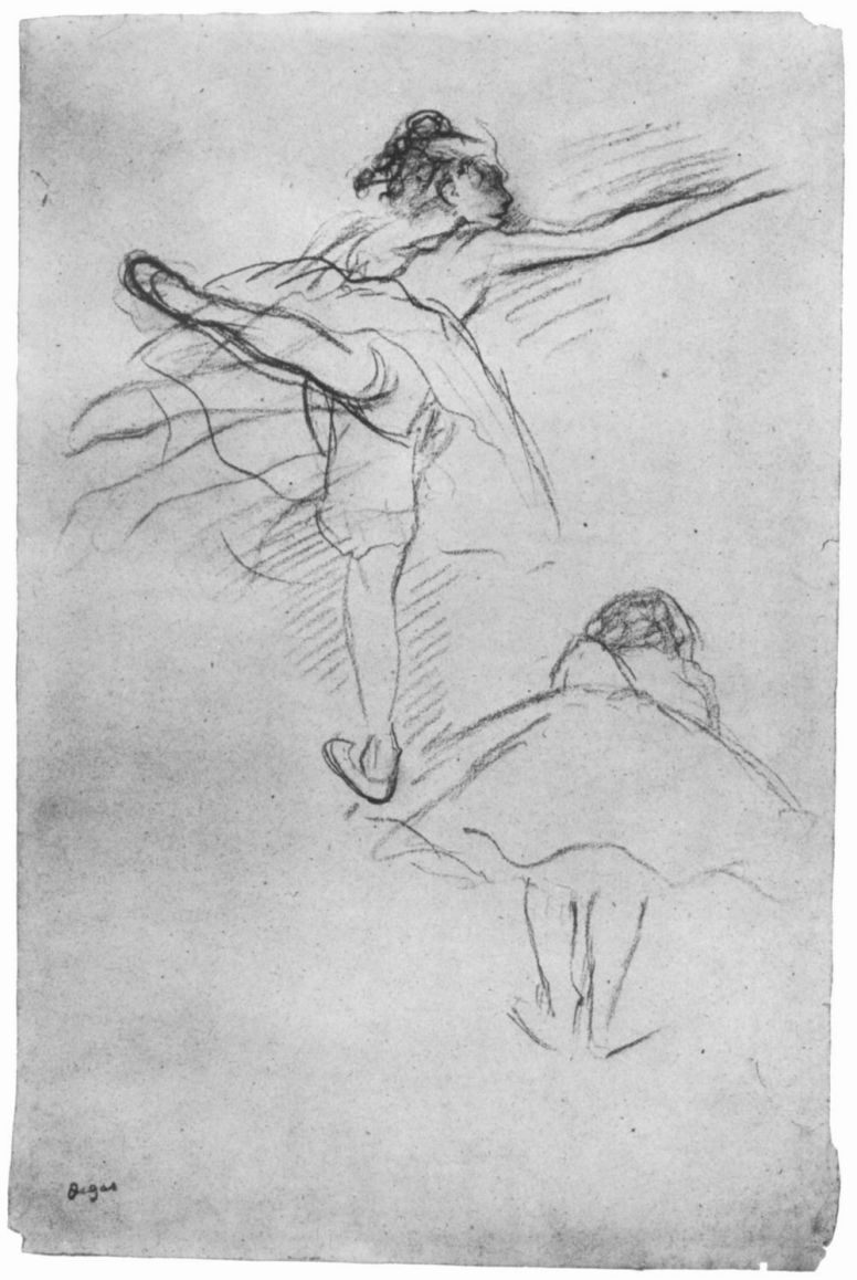 Edgar Degas. Two dancers (sketch)