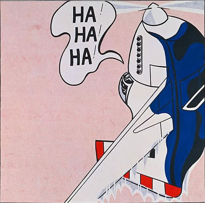 Roy Lichtenstein. Live ammo (Ha! Ha! Ha!)