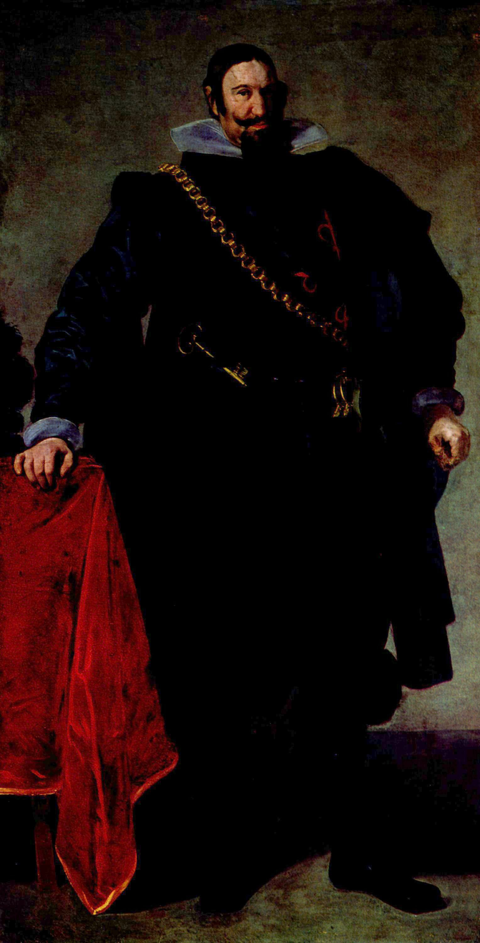 Diego Velazquez. Portrait of count-Duke de Olivares