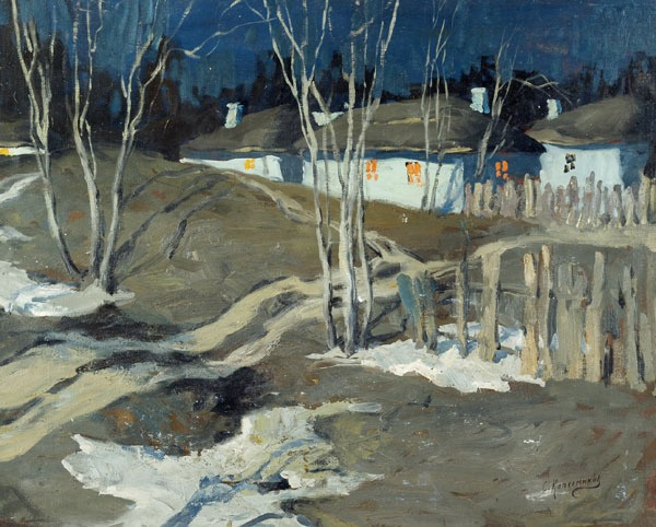 Stepan Fedorovich Kolesnikov (Odessa). Winter landscape