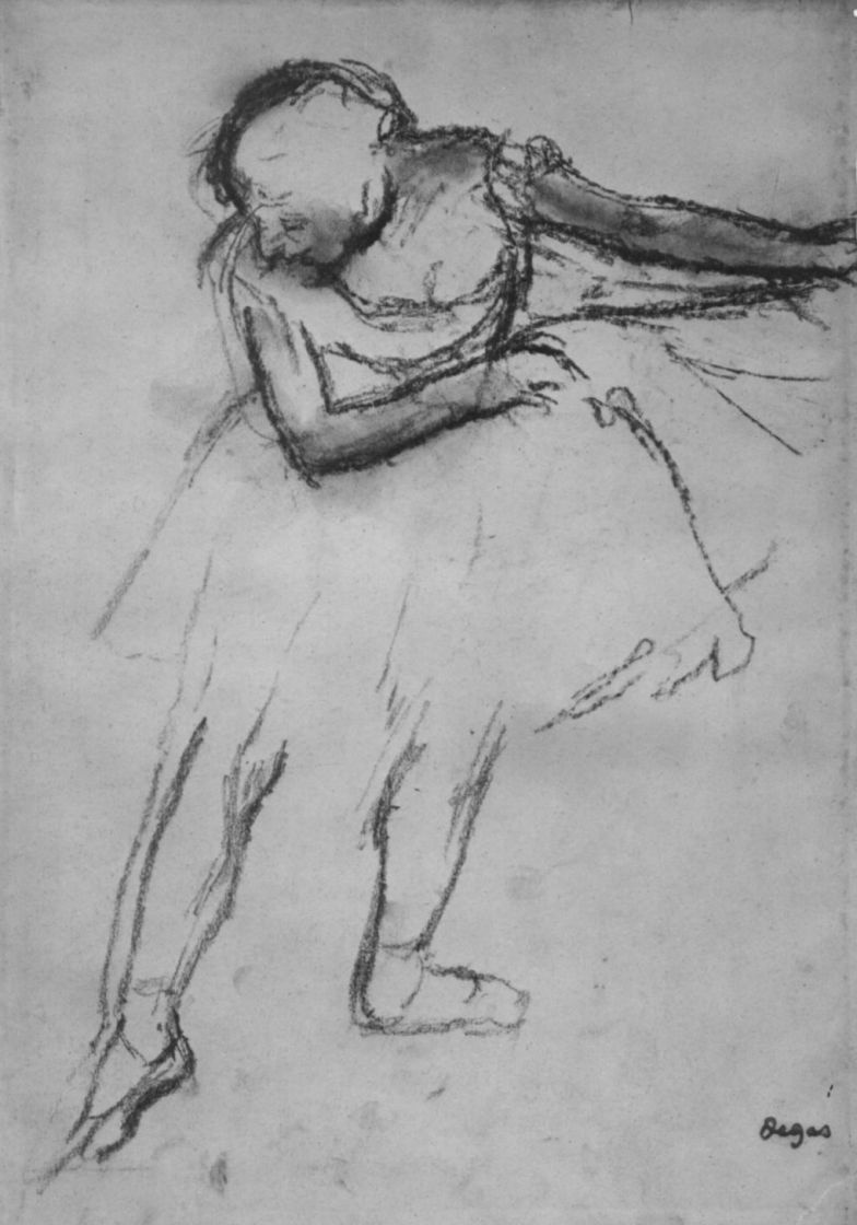 Эдгар Дега рисунки карандашом