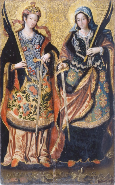 Украинский Иконописец XVIII века. Великомученицы Анастасия и Иуляния
