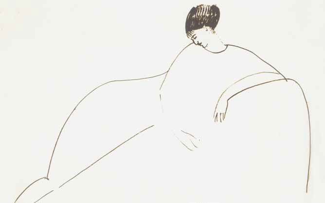 Amedeo Modigliani. Anna Akhmatova