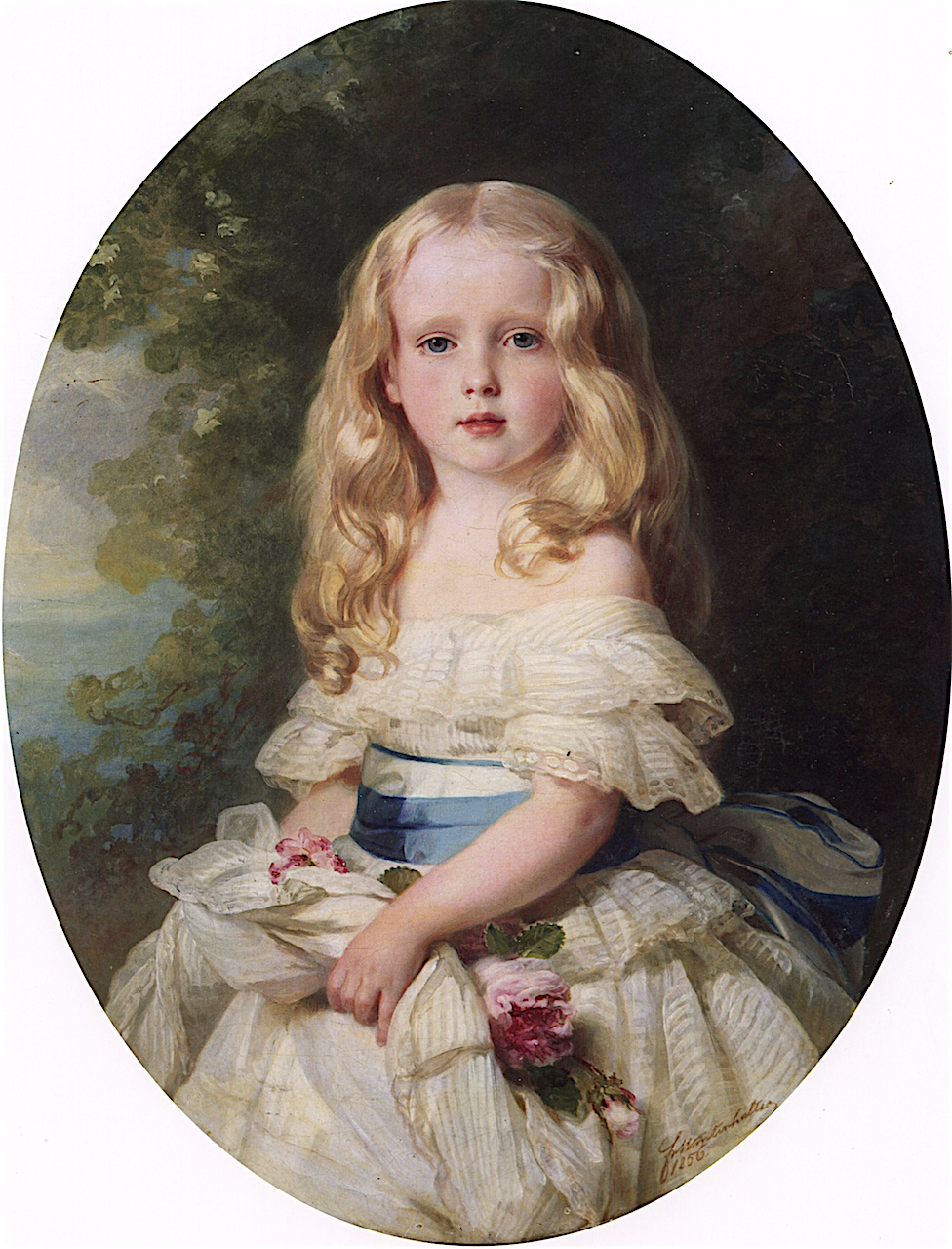 Franz Xaver Winterhalter. Louise von Boden, Princess Biron of Courland
