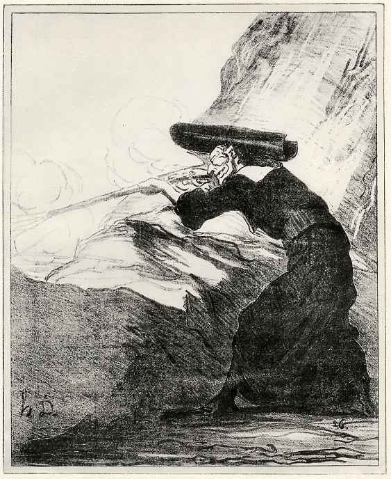 Honore Daumier. A militant Church