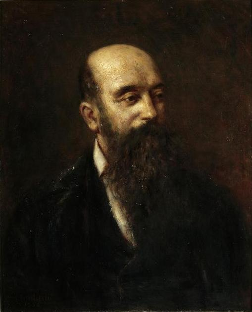 Adolf Josef Toma Monticelli. Self-portrait