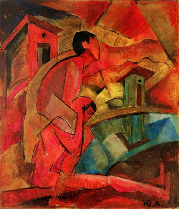 Juri Pawlowitsch Annenkow Breton Legend. Saint Christopher (Monk