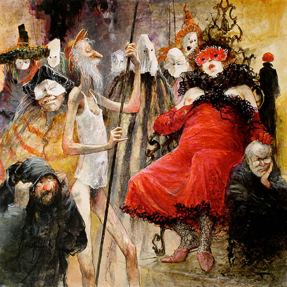 Marcel Pajot. Don Quixote. Masquerade