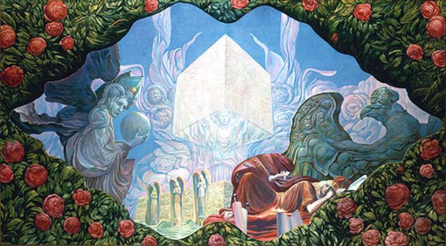 Ernst Fuchs. The Heavenly Jerusalem. The project for the parish of St. egid parish Church of Klagenfurt