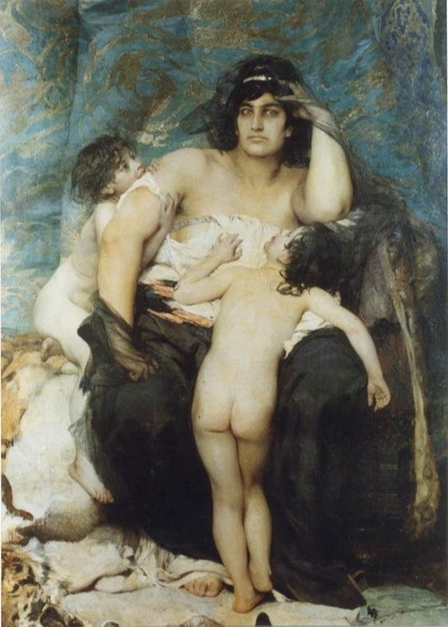 Ayim Moreau Nicolas (1850-1913). Medea. Second prize at the Salon de Paris