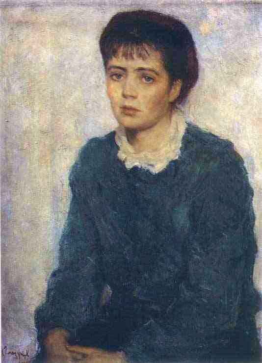Ilya Sergeevich Glazunov. Portrait of the artist's wife.1955