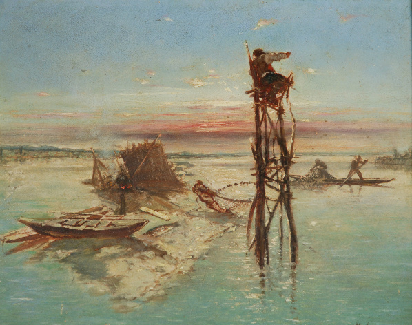 Michele Pietro Cammarano. The fishermen