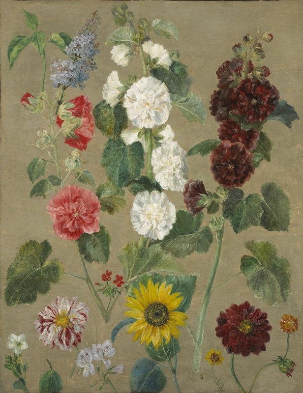 Eugene Delacroix. Flowers (untitled)
