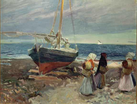 Joaquin Sorolla (Soroya) Fisherwomen On The Beach Valencia, 12 1907 ...