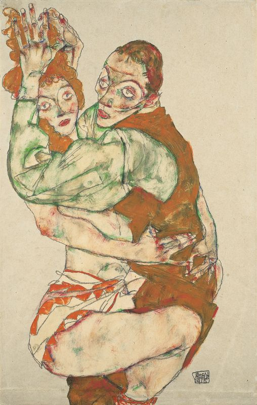 Egon Schiele. Sexual intercourse