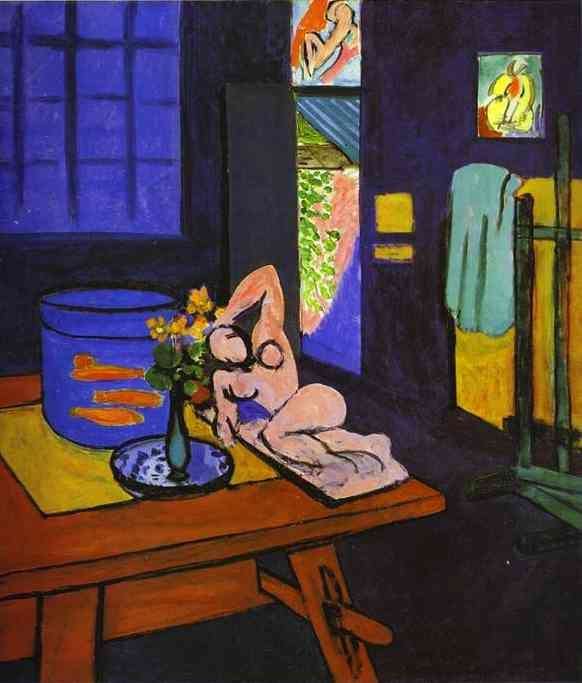Henri Matisse. Red fish in interior