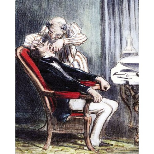 Honore Daumier. Dentist
