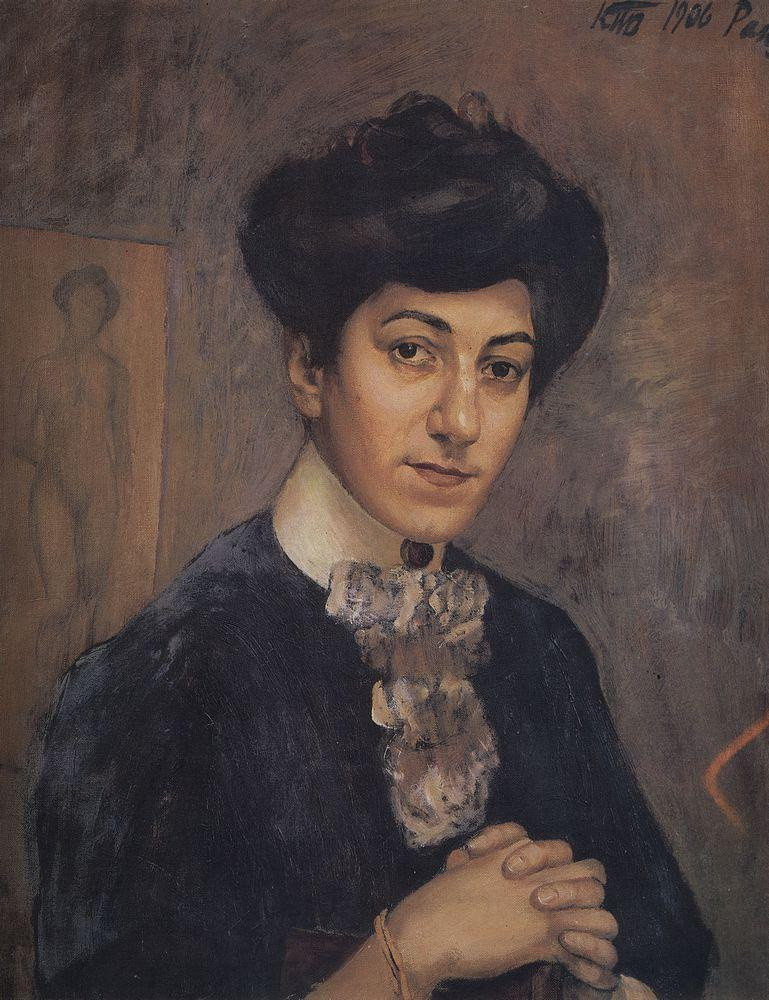 Kuzma Sergeevich Petrov-Vodkin. 1Портрет of the artist's wife