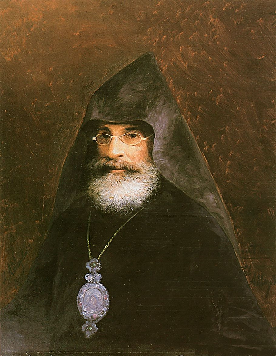 Ivan Aivazovsky. Portrait of the artist's brother Gabriel Ayvazian