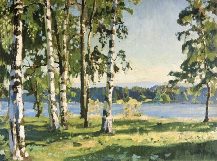 Arkady Aleksandrovich Rylov. Birches