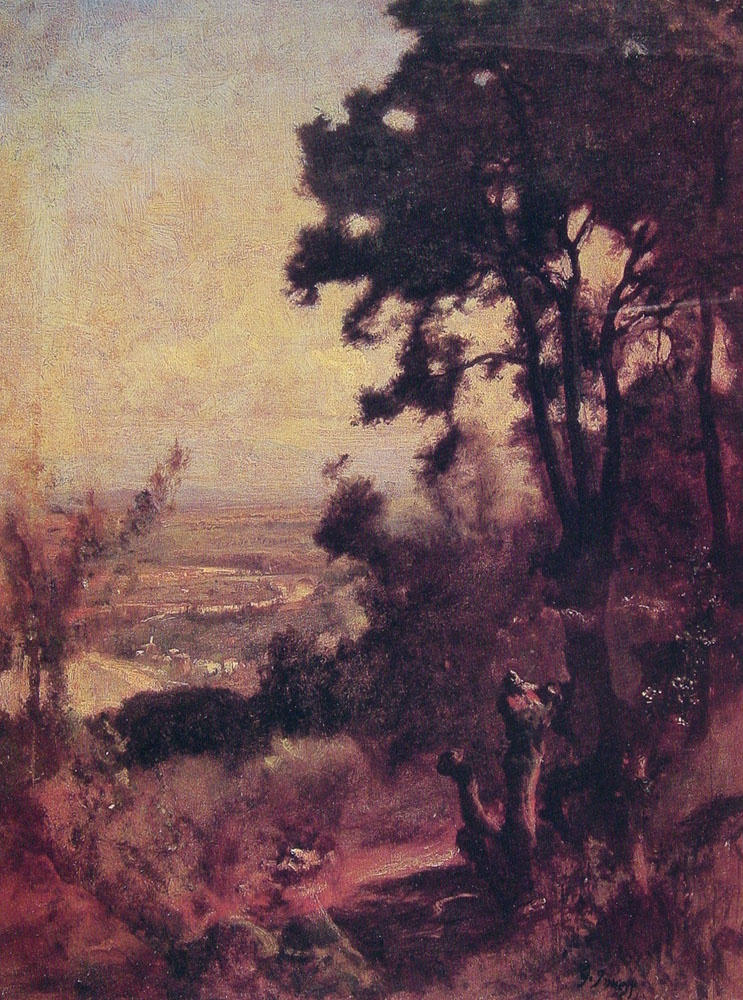 George Innes. Valley near Perugia