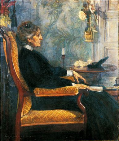 Georges Devalier. Portrait of Madame E. D.
