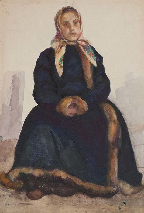 Nina Yakovlevna Simonovich-Efimova (1877-1948). A woman from the vicinity of Domotkanov