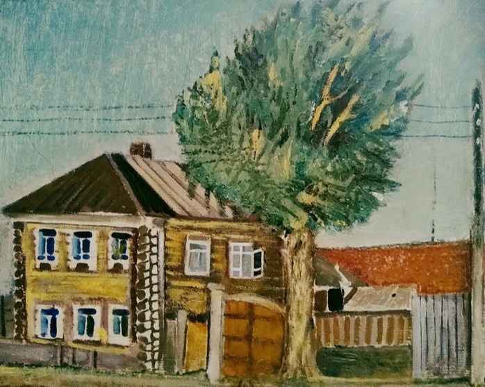 Yuri Alekseevich Vasnetsov. Vyatka landscape with a tree