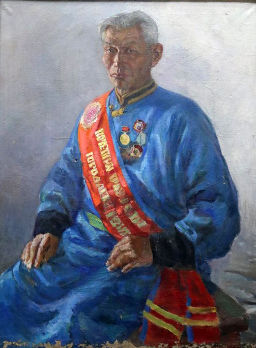 Vasily Fadeevich Demin. Portrait of Tanov Sedip-ool