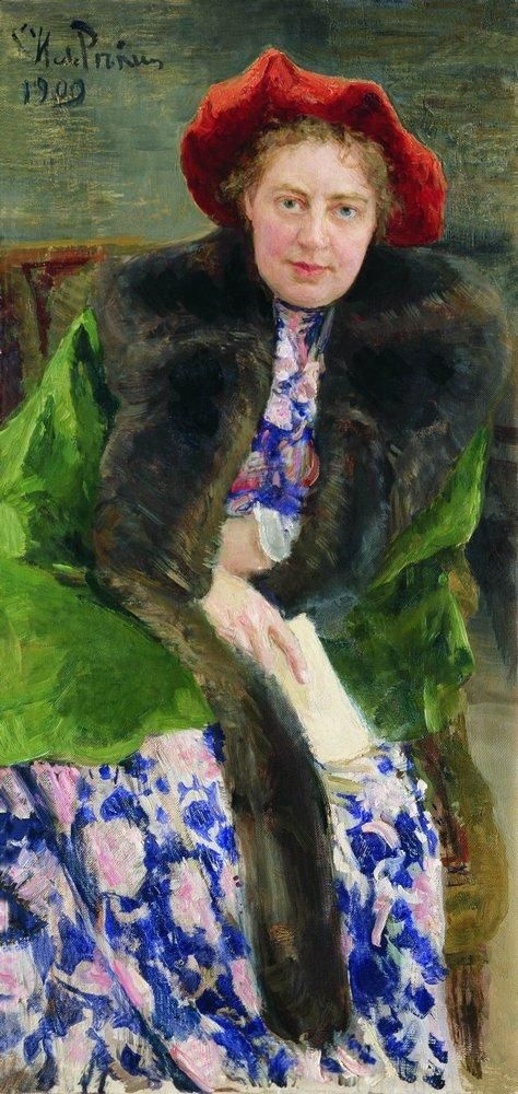 Ilya Efimovich Repin. Portrait Of Natalia Borisovna Nordman-Severova