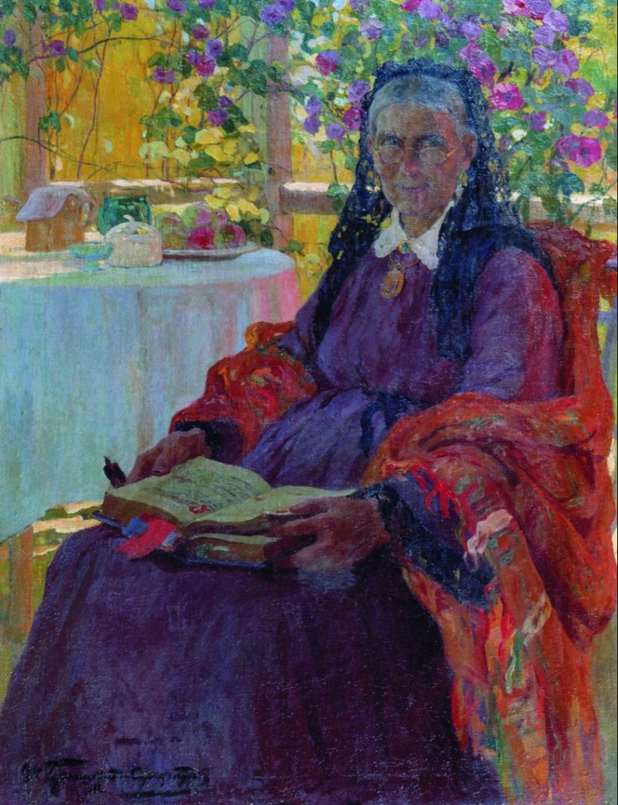 Ivan Goryushkin-Sorokopudov. Portrait of his wife's mother