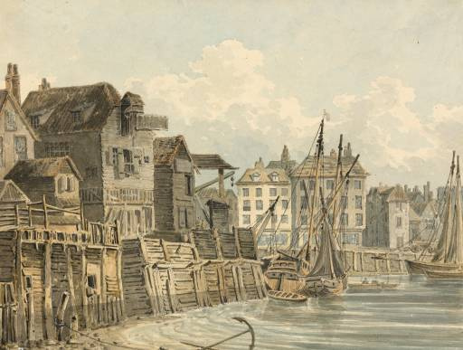Joseph Mallord William Turner. Dover Inner Harbour. Basato su John Henderson I
