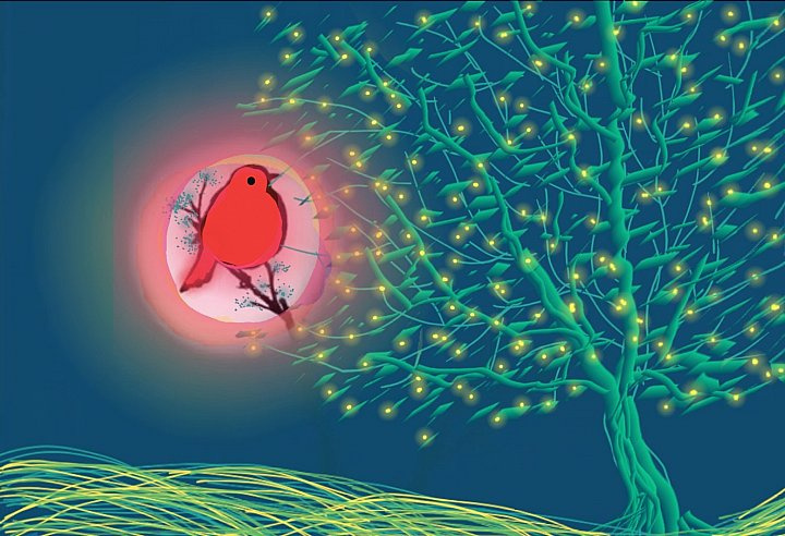 Asya Alibala gizi Hajizadeh. The Bird and the Tree