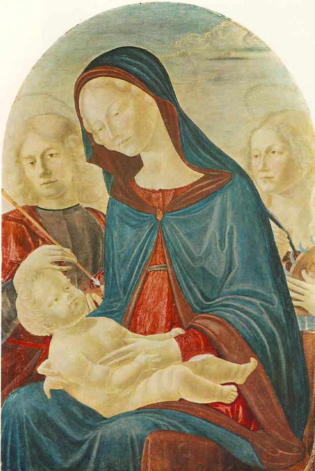 Нероччо де Ланди Мадонна. Сиенская школа живописи Мадонны. Нероччо де Ланди Мадонна с младенцем и двумя святыми.