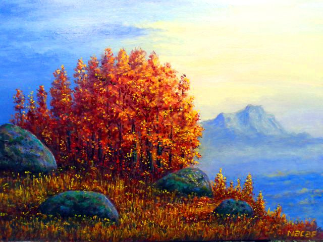 Najaf Mamedali oglu Mamedov. Golden autumn