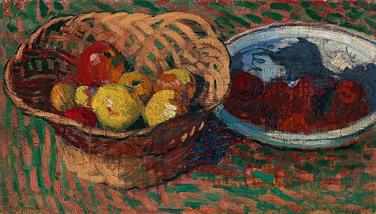 Cuno Amiet. Still life with apples and tomatoes