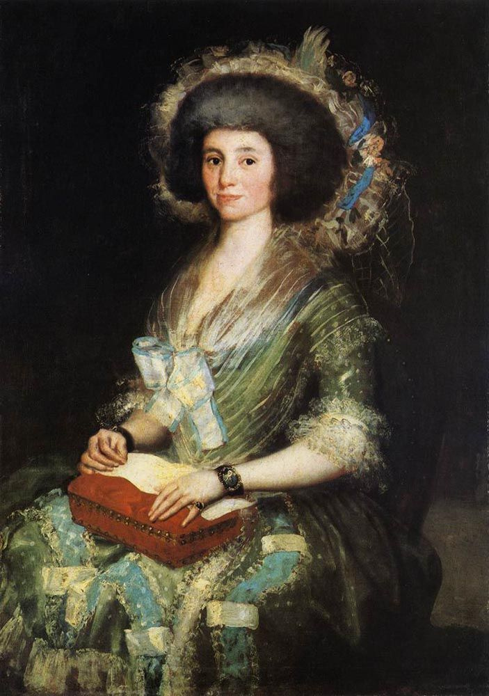 Francisco Goya. Portrait of the wife of Juan Agustin Bermudez