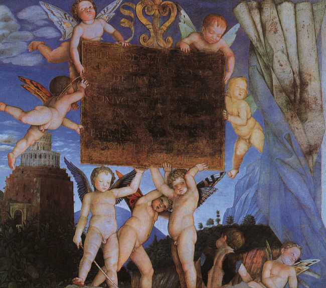 Andrea Mantegna. View of the North wall