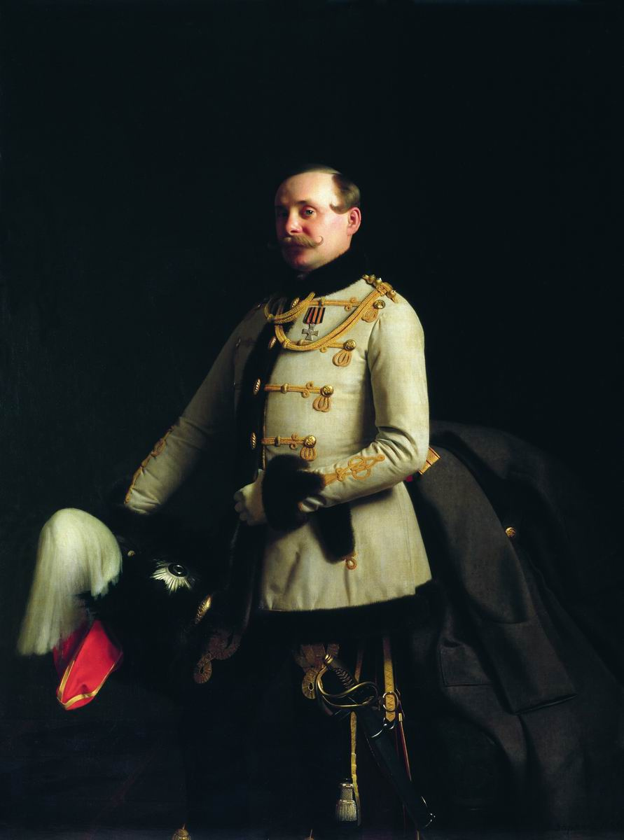 Sergey Konstantinovich Zaryanka. Portrait of Lieutenant Life Guards Gusar Regiment Alexander Dmitrievich Ponomarev