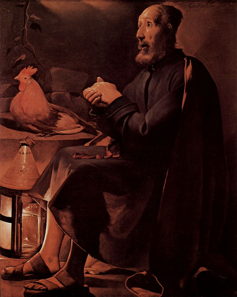 Georges de La Tour. The repentance of St Peter