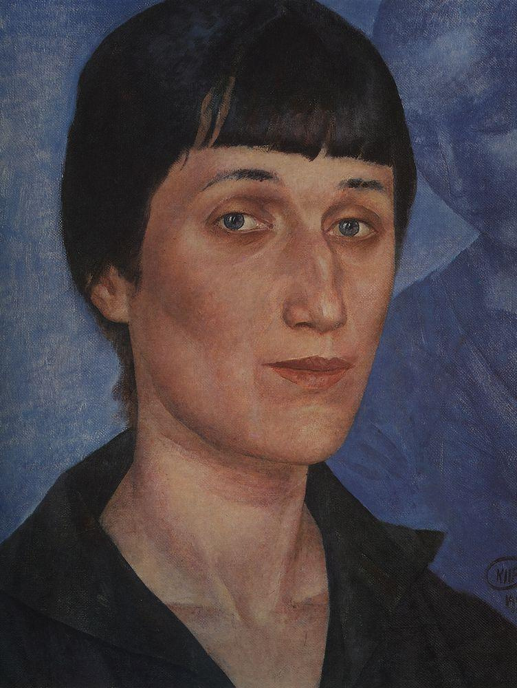 Kuzma Sergeevich Petrov-Vodkin. Portrait Of Anna Akhmatova