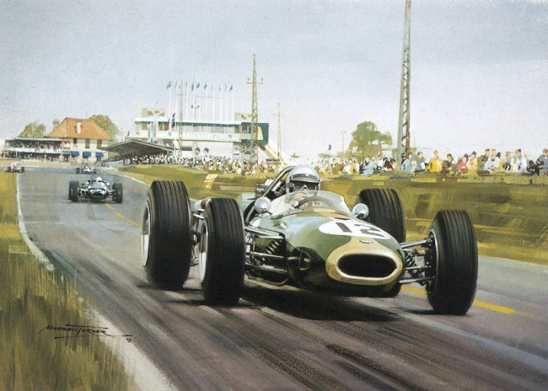 Роб история. Painting Art Formula 1 1966 Jack Brabham. 1964 Painting Art Brabham.