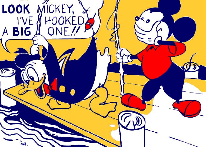 Roy Lichtenstein. Look, Mickey!