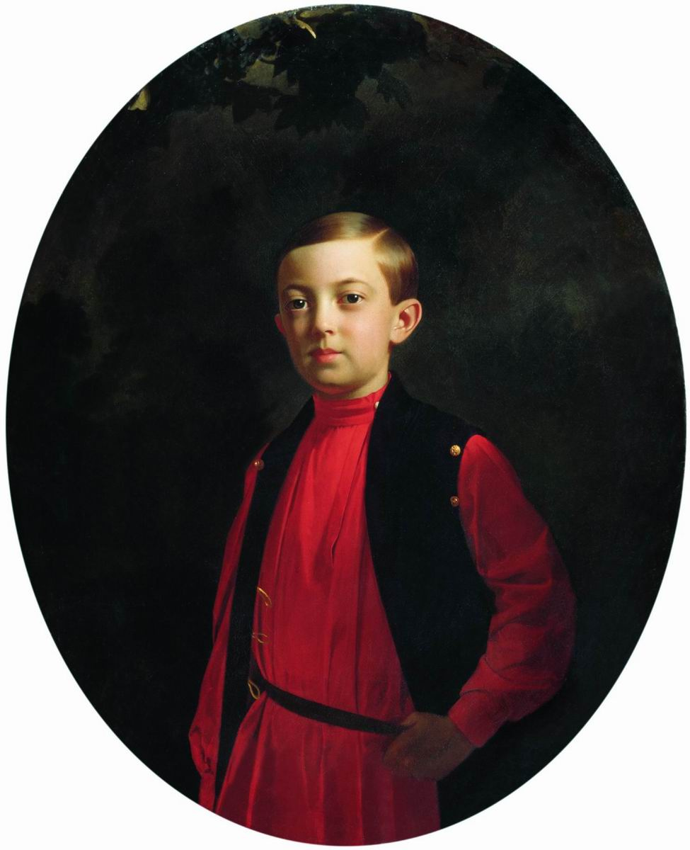 Sergey Konstantinovich Zaryanka. Portrait of Grand Duke Nikolai Aleksandrovich (1843-1865)