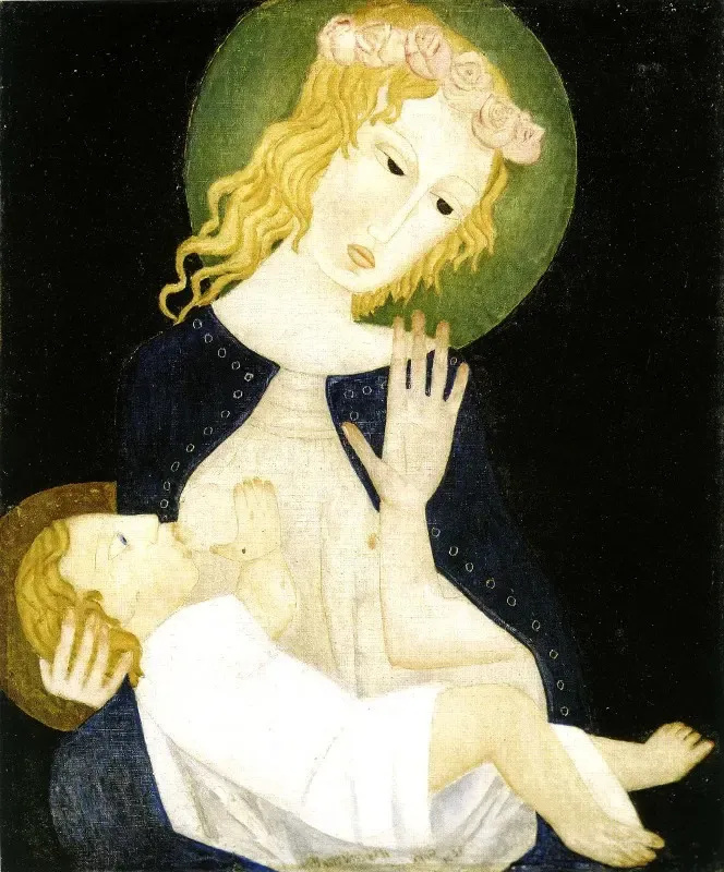 Maria Ivanovna Vasilyeva. Madonna and Child