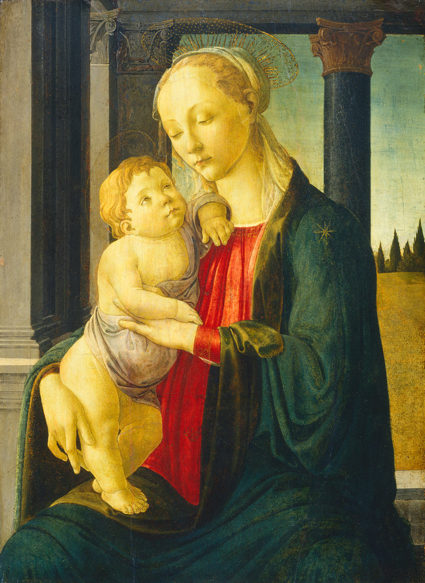 Sandro Botticelli. The Madonna and child