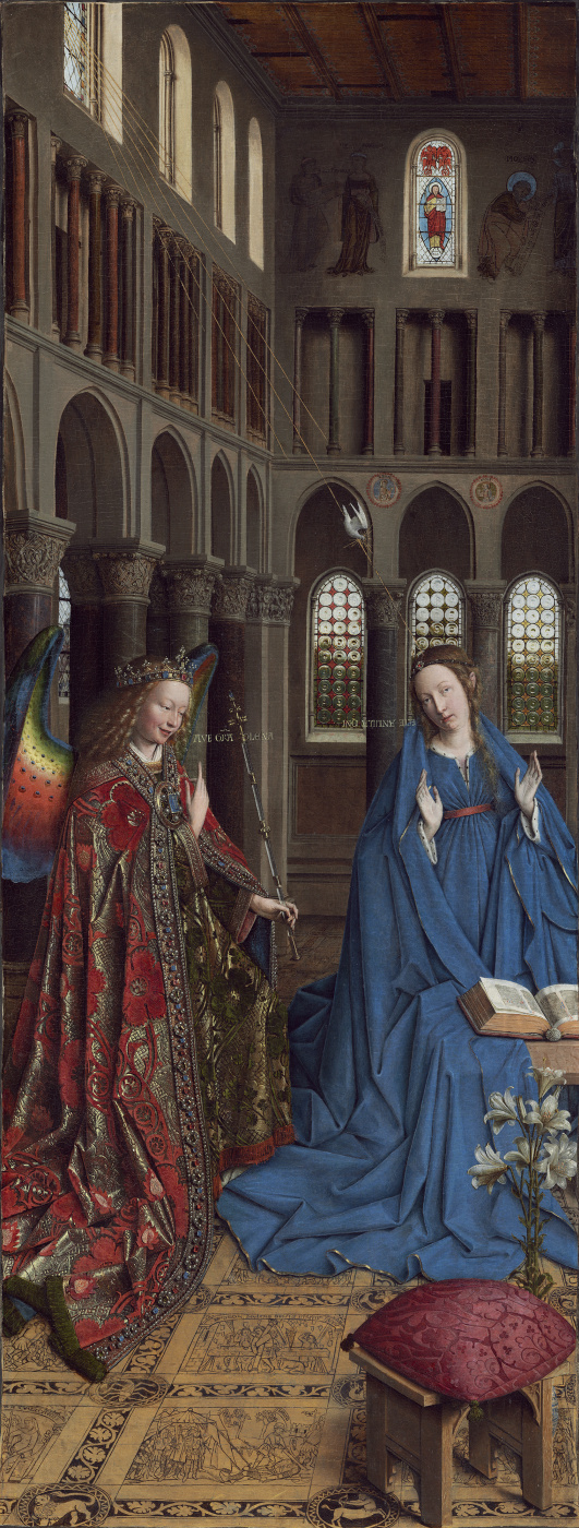 Jan van Eyck. The Annunciation